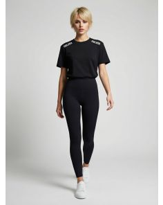 Oulusa Black Signature T-Shirt-Shoulder small Logos