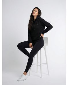 Oulusa Black Signature Hoodie-Front 3D Logo