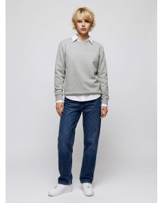 Oulusa Grey Melange Signature College-Front 3D Logo