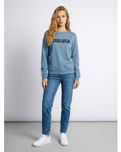 Oulusa Steel Blue Signature College-Front 3D Logo