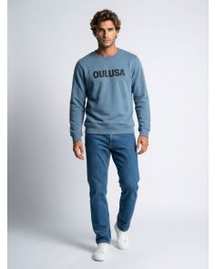 Oulusa Steel Blue Signature College-Front 3D Logo